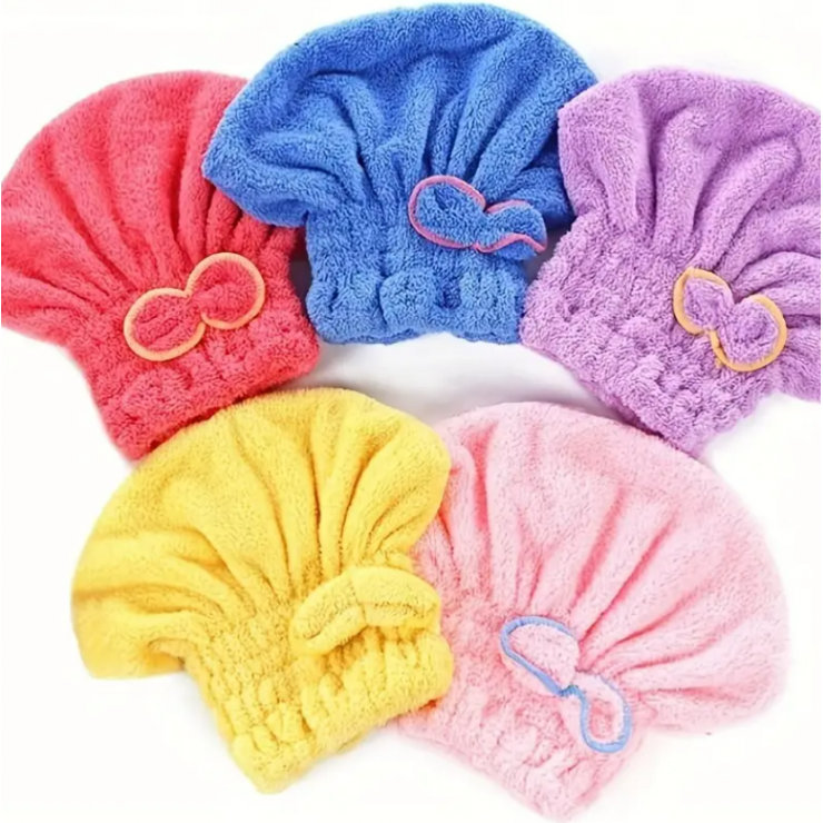 Prosop turban pentru uscarea părului — fotografia 5