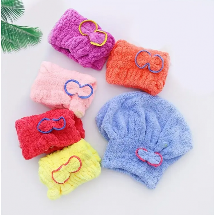 Prosop turban pentru uscarea părului — fotografia 6
