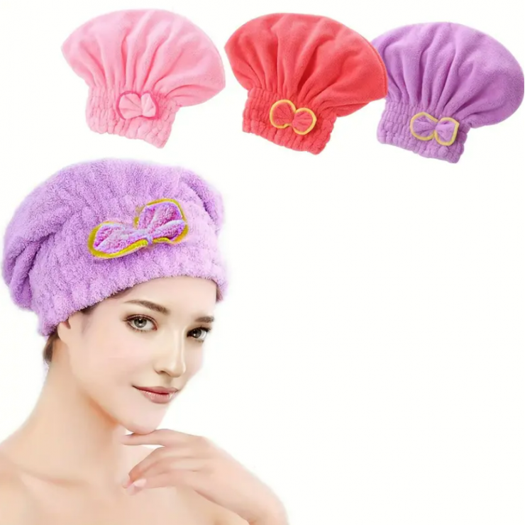 Prosop turban pentru uscarea părului — fotografia 4