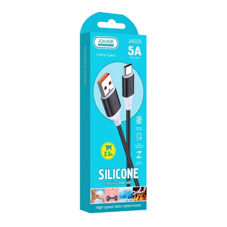 Cablu din silicon Type-C JA020 1m