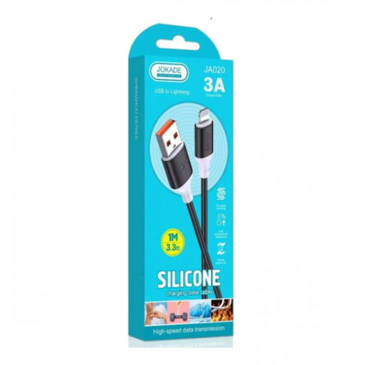 Cablu din silicon Lightning JA020 1m