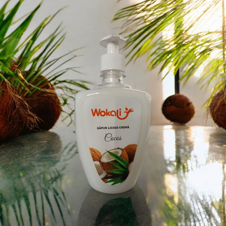 Sapun lichid Wokali Cocos 500ml