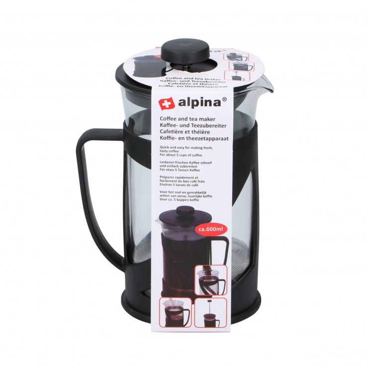 Ceainic pentru infuzie ceai / cafea 600ml Alpina — fotografia 2