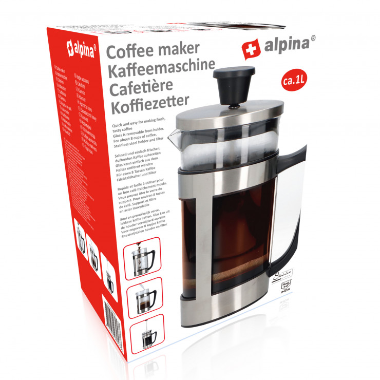 Ceainic pentru infuzie ceai / cafea 1L Alpina