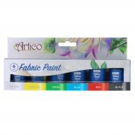 Vopsea pentru textile 6buc 150gr Artico
