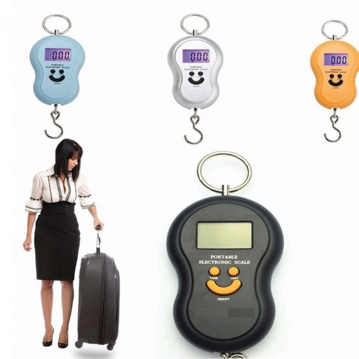 Cantar electronic de mana 50 kg cu iluminare Portable Scale — fotografia 4