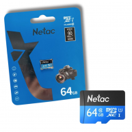 Сard de memorie P500 Netac MicroSDHC 64 GB