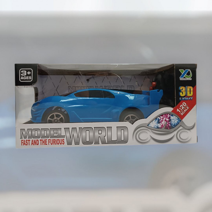 Jucarie-masina Ferrari cu lumina si telecomanda, +3