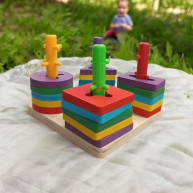 Jucarie educativa "Four sets of column"