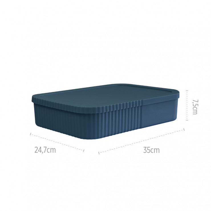 Cutie cu capac Slim - Large DecoBella 6Lit — fotografia 3