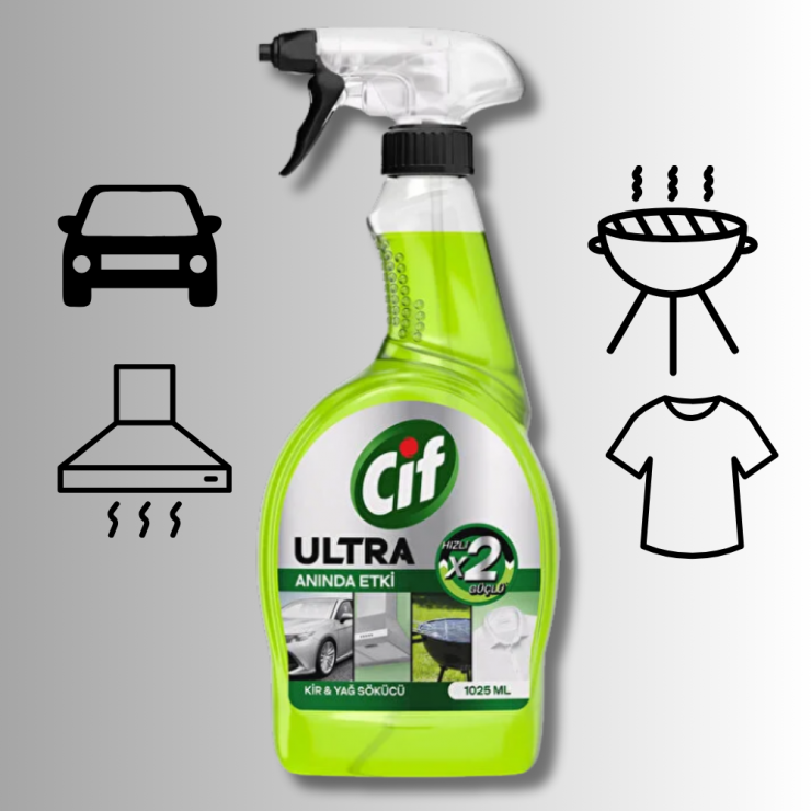 Degresant universal spray pentru suprafete CIF Ultra 1025 ml