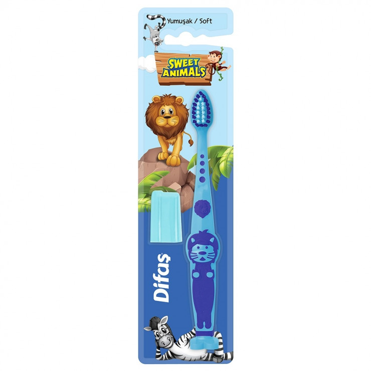 Perie de dinti pentru copii Sweet Animals Difas — fotografia 4