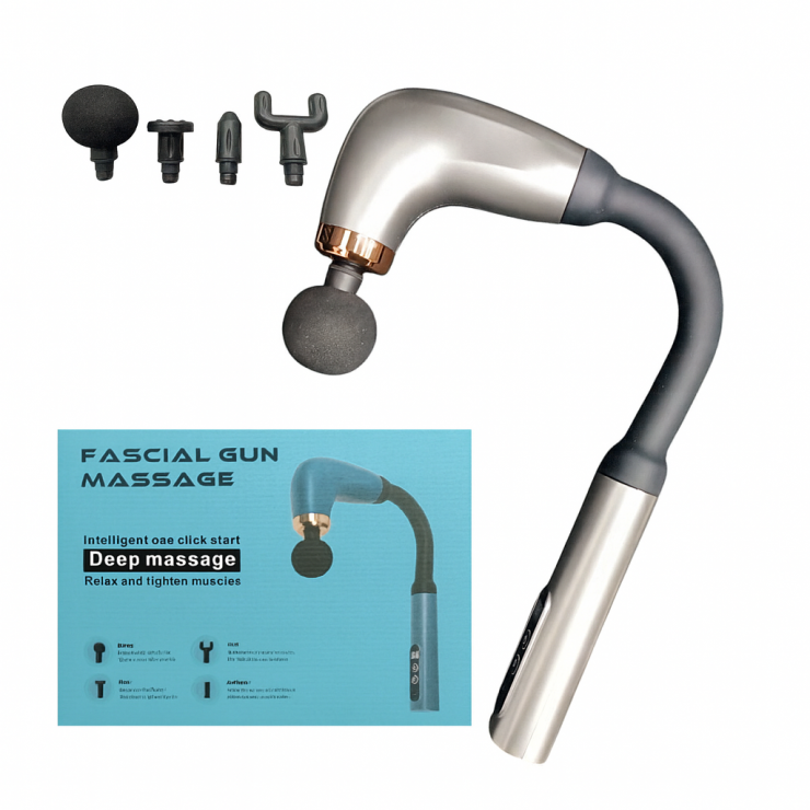 Dispozitiv de masaj cu maner lung Massage Gun — fotografia 3