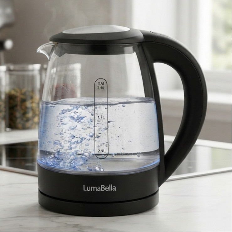 Fierbator electric LumaBella, sticla, 2,5L,1500 W, LB-59033