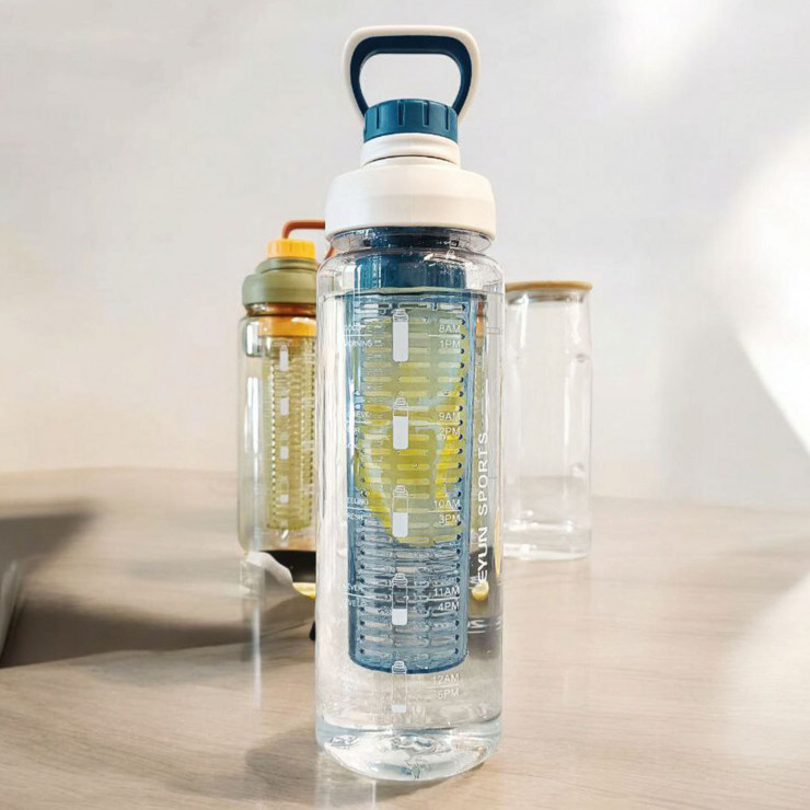 Sticla pentru apa cu recipient pentru gust Eyun Sports 1000ml — fotografia 5