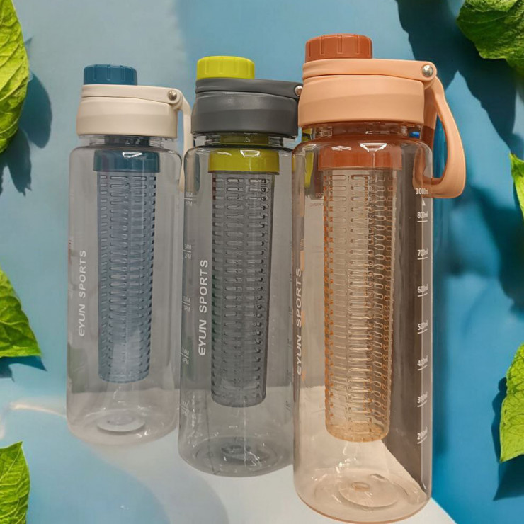 Sticla pentru apa cu recipient pentru gust Eyun Sports 1000ml