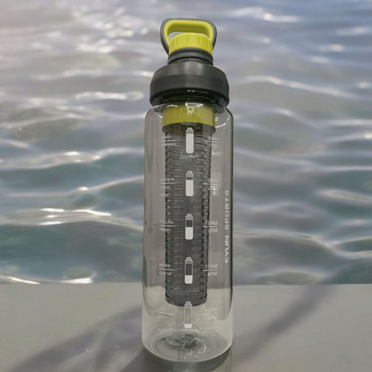Sticla pentru apa cu recipient pentru gust Eyun Sports 1000ml — fotografia 2