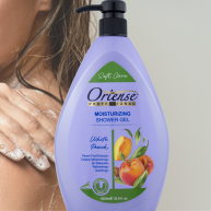 Gel de dus hidratant White Peach ORIENSE 1000 ml