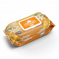 Servetele umede, Pafilya, Orange, 120 buc
