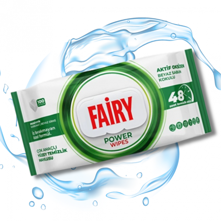 Servetele umede FAIRY pentru curatare, 100 buc