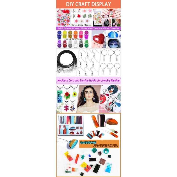 Set de creație, cu rășină UV și lampă Unicorn Mare — fotografia 5