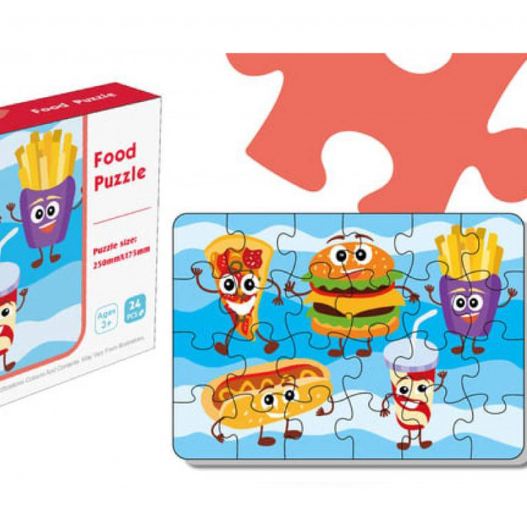 Puzzle Food (produse alimentare), 24piese, 3+