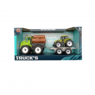 Jucarie masinal cu remorca si tractor Truck`s, 3+
