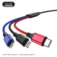 Cablu Jokade Fast Charger JA012 3in1 1,2m