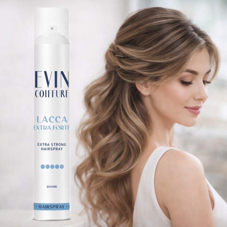 Fixativ pentru par Evin, fixare extra puternica, 300 ml