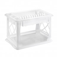 Uscator pentru vase cu 2 nivele Elif 290x420x290 (alb)