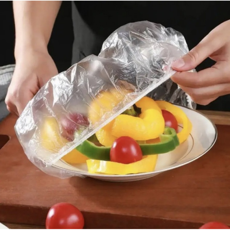 Pungi-capace cu elastic pentru farfurii, pina la 32 cm, 100 buc