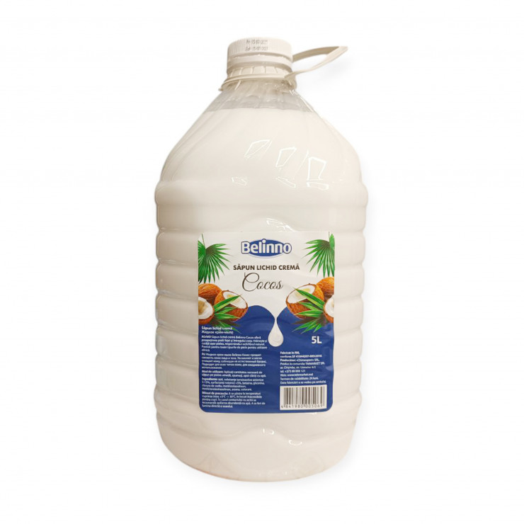 Sapun lichid Belinno, cocos, 5 L