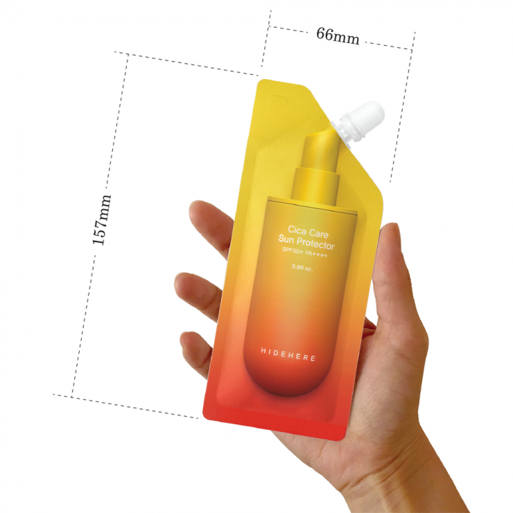 Crema de protectie solara / fata Hidehere Cica Care Sun Protector SPF50+ PA++++ 25gr — fotografia 2