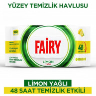 Servetele umede FAIRY pentru curatare, aroma lamaie100 buc