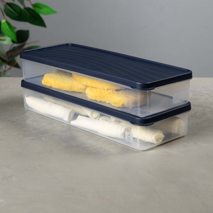 Caserola pentru congelare cu capac 1 L DecoBella