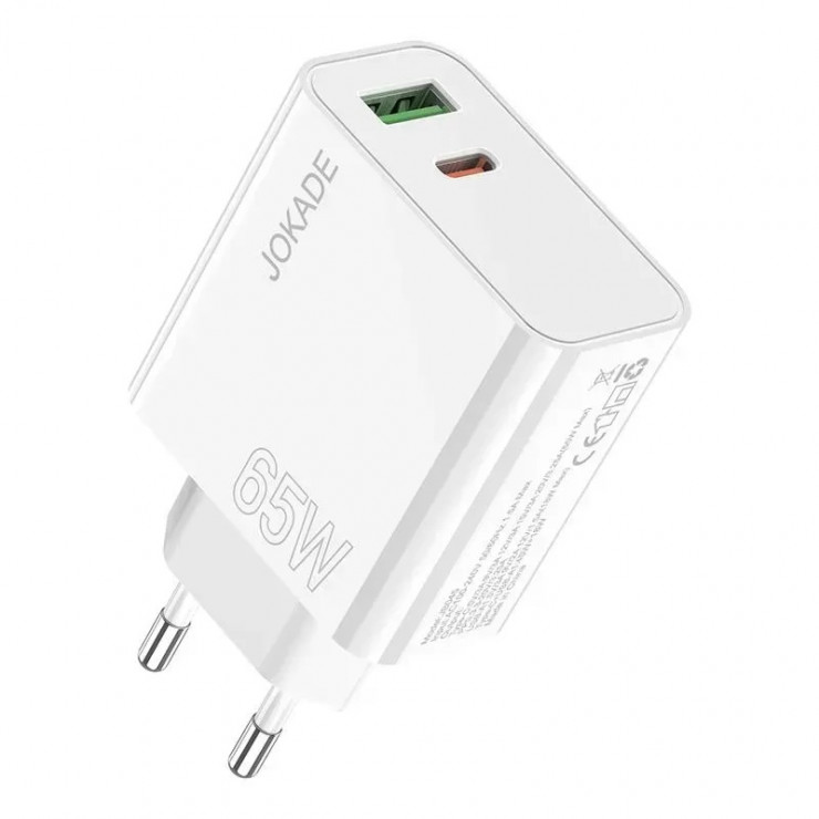Adapter Fast Charger Dual port JOKADE 65W JB045