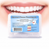 Ata dentara cu scobitoare, 30 buc/cuite