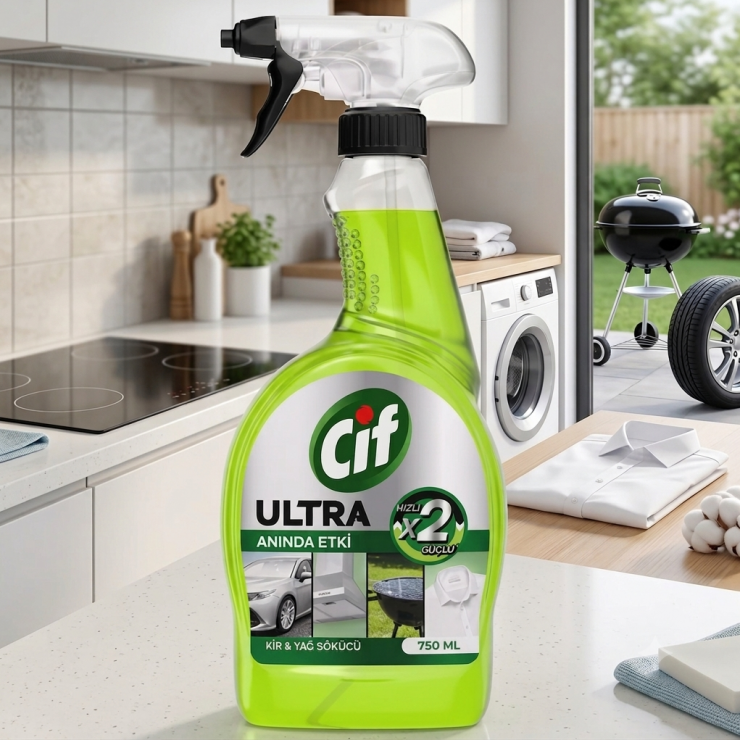 Degresant universal spray pentru suprafete CIF 750 ml