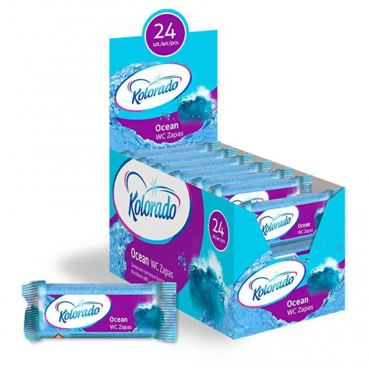 Odorizant KOLORADO, pentru WC, ocean, rezerva, 40 gr