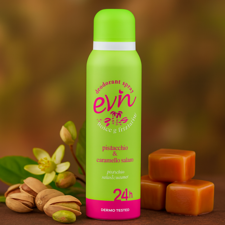 Deodorant Evin Pistacchio & Caramello salato 150 ml / 24H