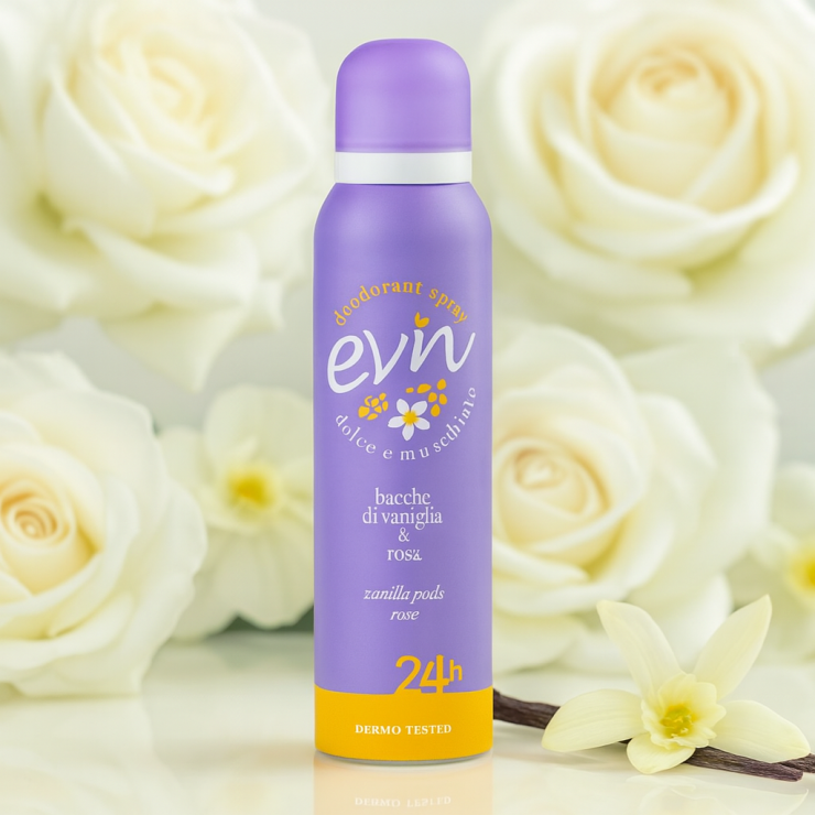 Deodorant Evin Vaniglia & Rosa 150ml