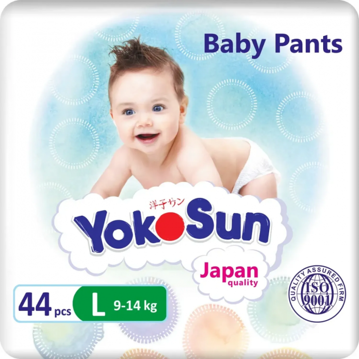 Scutece-chilotel pentru copii YokoSun Japan Quality (9-14 kg), L, 44 buc — fotografia 5