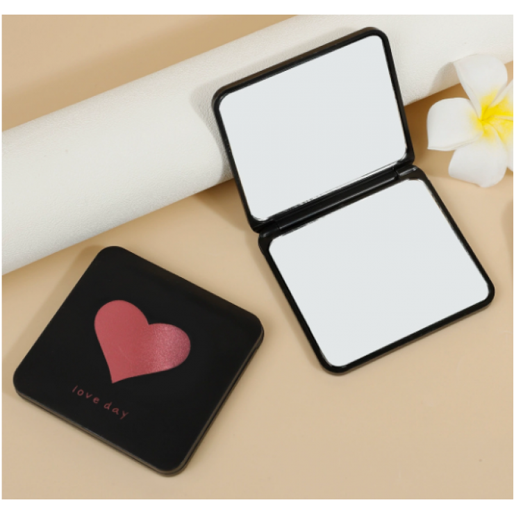 Oglinda de buzunar Love Day, 7 x 6.5cm