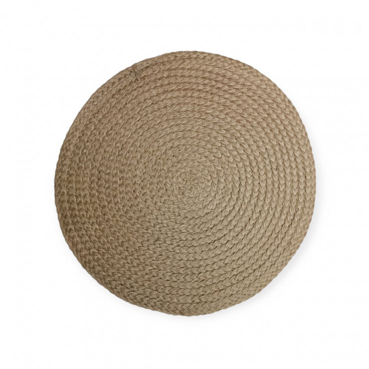 Covoras de loc pentru masa, impletit / tesatura, 38cm