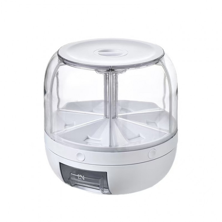 Dozator rotativ pentru cereale, 6 sect. 4,5L — fotografia 3