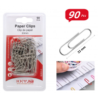 Clama pentru hirtie Kkyjia, de birou, 33 mm, 90 buc, S202-2