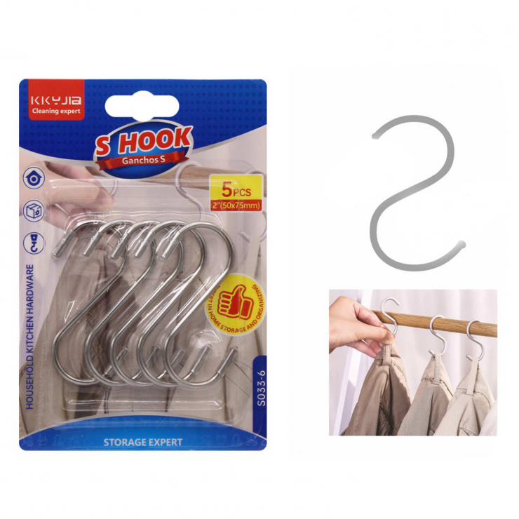 Cirlige metalice Kkyjia, set 5 piese (S033-6)