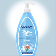 Gel de dus pentru copii Queray Babies & Kids 750 ml / piele sensibila