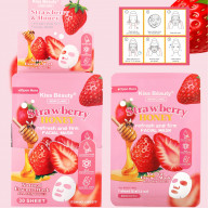 Masca pentru fata Kiss Beauty, Strawbery & Honey, fermitate
