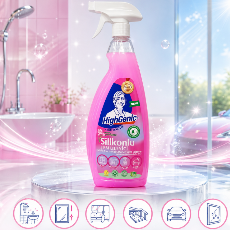 Silikonlu PINK HighGenic solutie pentru lustruire, 750ml